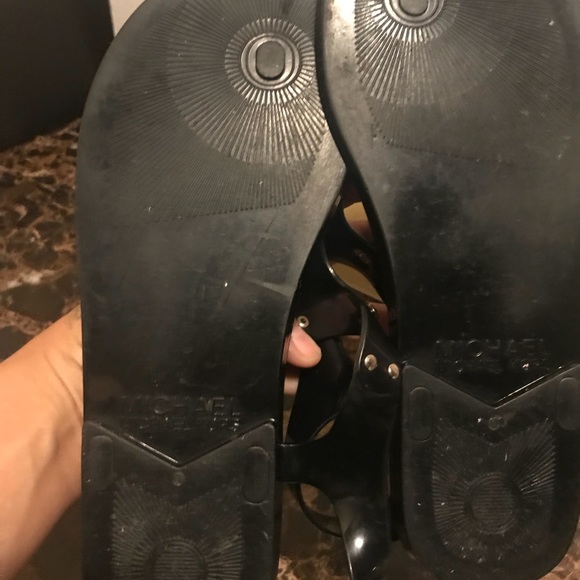 Michael Kors Black Jelly Sandals - Picture 4 of 8